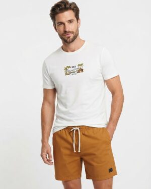 BERMUDA DA MELTY COR CARAMELO